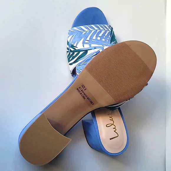 NWOB Jax Bleu Multi Print Heeled Sandals, Size 9 - Picture 6 of 8